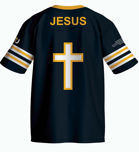 Football Jersey - Black/Gold/White