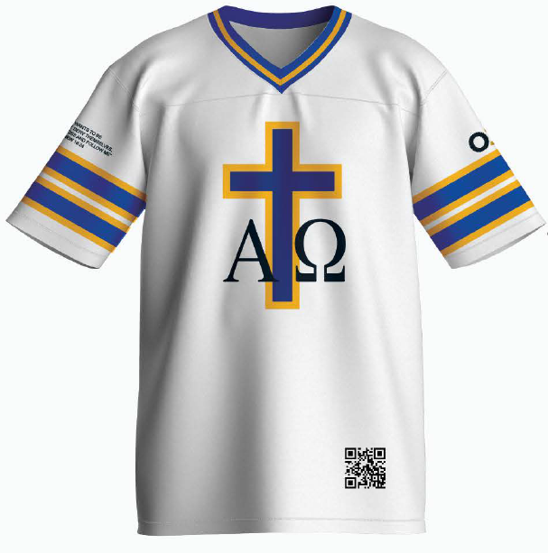 Football Jersey - Royal Blue/Gold