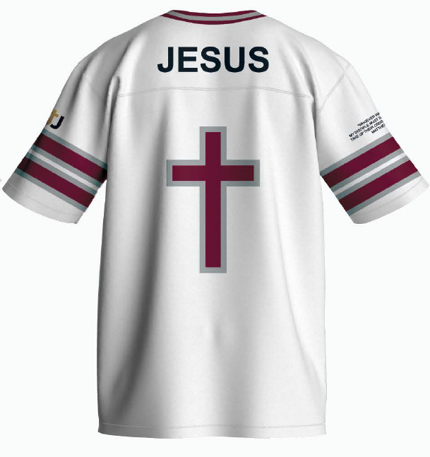 Football Jersey - Maroon/Grey
