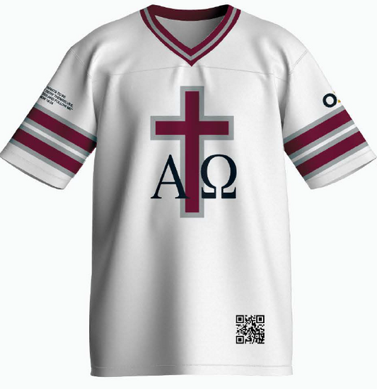 Football Jersey - Maroon/Grey