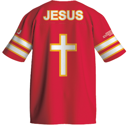 Football Jersey - Solid Red/Gold