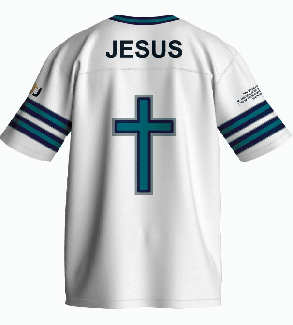 Football Jersey - Teal/Dark Blue/Grey