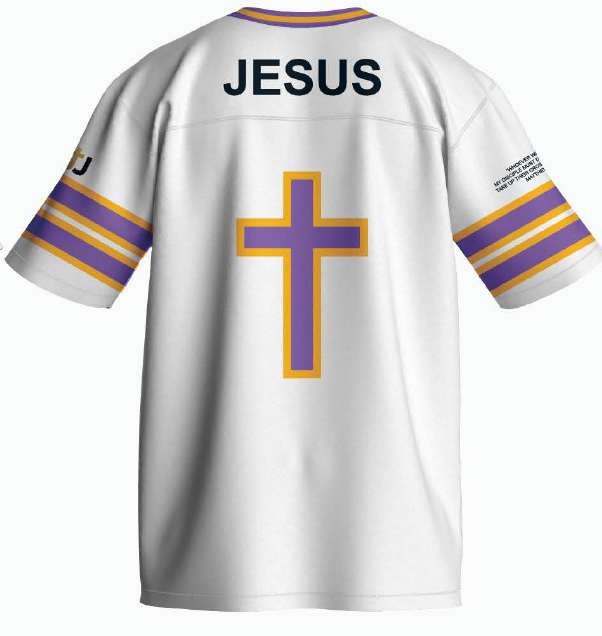 Football Jersey - Light Purple/Gold